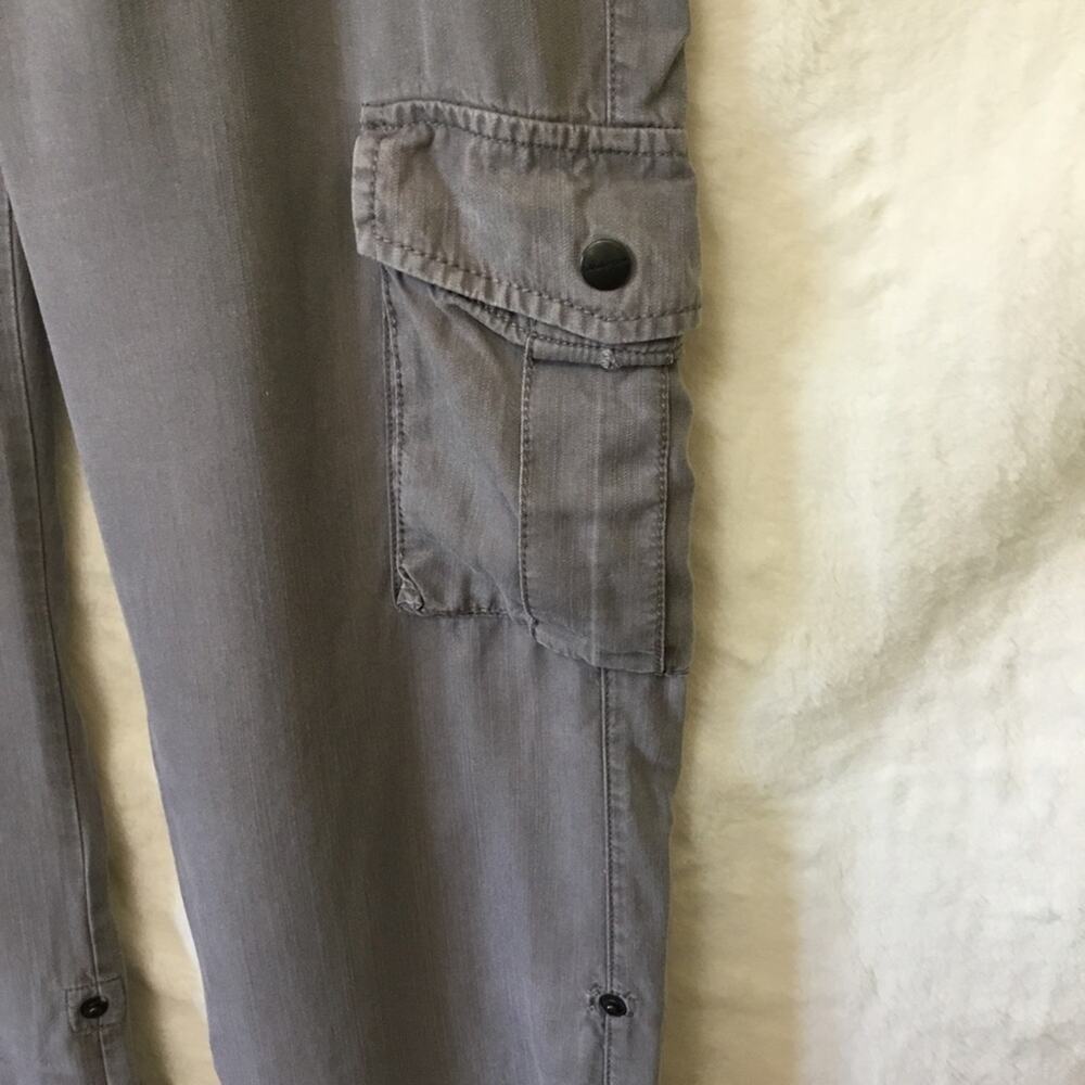 Coldwater Creek Gray With Bottom Button Up Pants - image 3